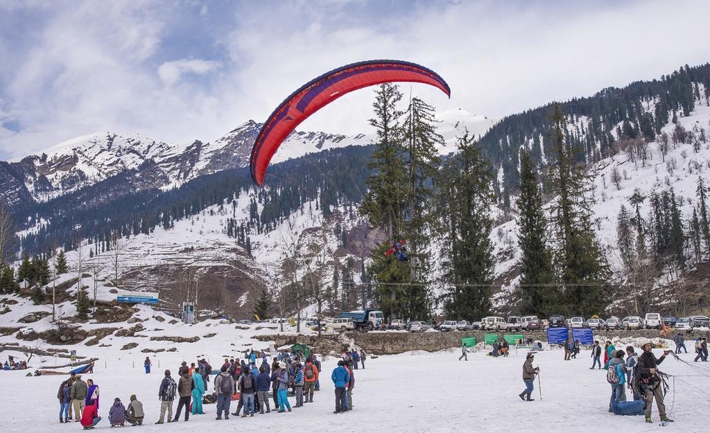 Solang Valley Resort Manāli Екстериор снимка